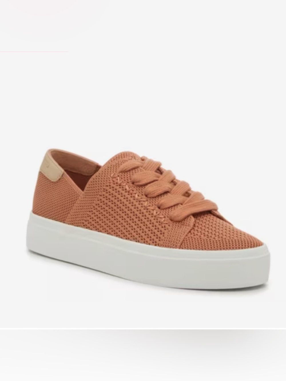 NWOT- Lucky Brand Tenuda Sneaker - Orange- Size 7.5